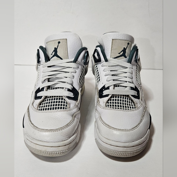 Air Jordan 4 Retro GS “Oxidized Green” – Size 3.5 - Picture 3 of 8